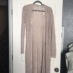 Long Knitted Sweater.